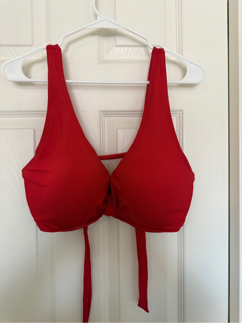 Shade & Shore Red Bikini Top- 38 DD NWOT